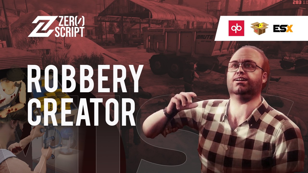ZS Robbery Creator – Build Custom Heists & Guard AI screenshot 1